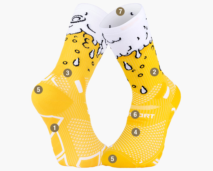 Trail Ultra Nutrisocks Collector Socks beer